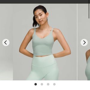 Lululemon Align Tank Top Silver Blue Size 6